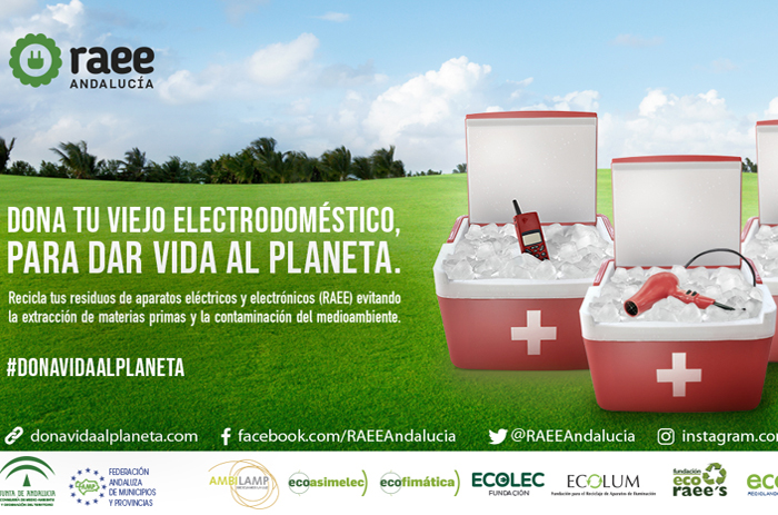 Campaña Dona Vida al Planeta de RAEE Andalucía