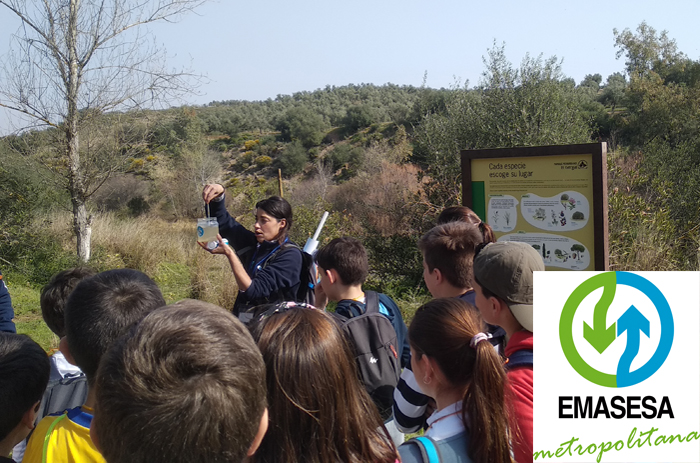 Reforestación participativa, interpretación del ecosistema y programa educativo de Emasesa